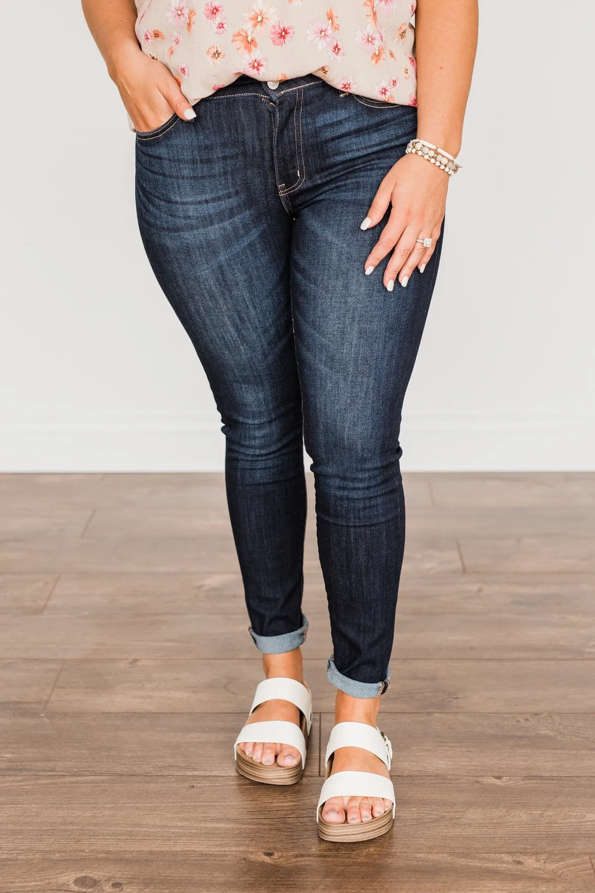 Vervet Mid-Rise Skinny Jeans- Sabrina Wash