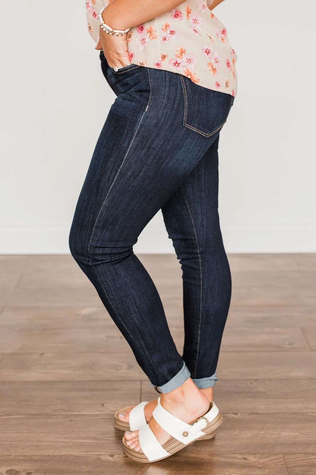 Vervet Mid-Rise Skinny Jeans- Sabrina Wash