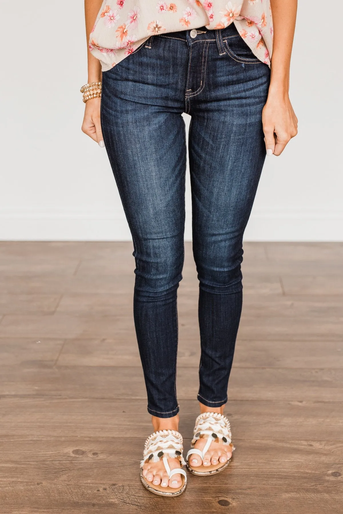 Vervet Mid-Rise Skinny Jeans- Sabrina Wash