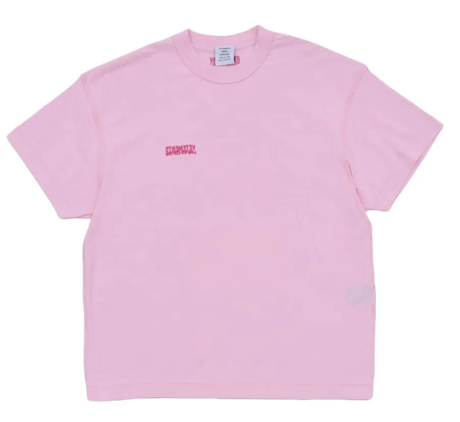 VETEMENTS  |Unisex Street Style Cotton Short Sleeves Logo T-Shirts