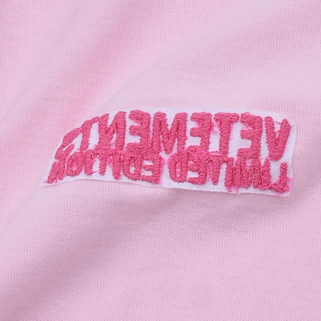 VETEMENTS  |Unisex Street Style Cotton Short Sleeves Logo T-Shirts