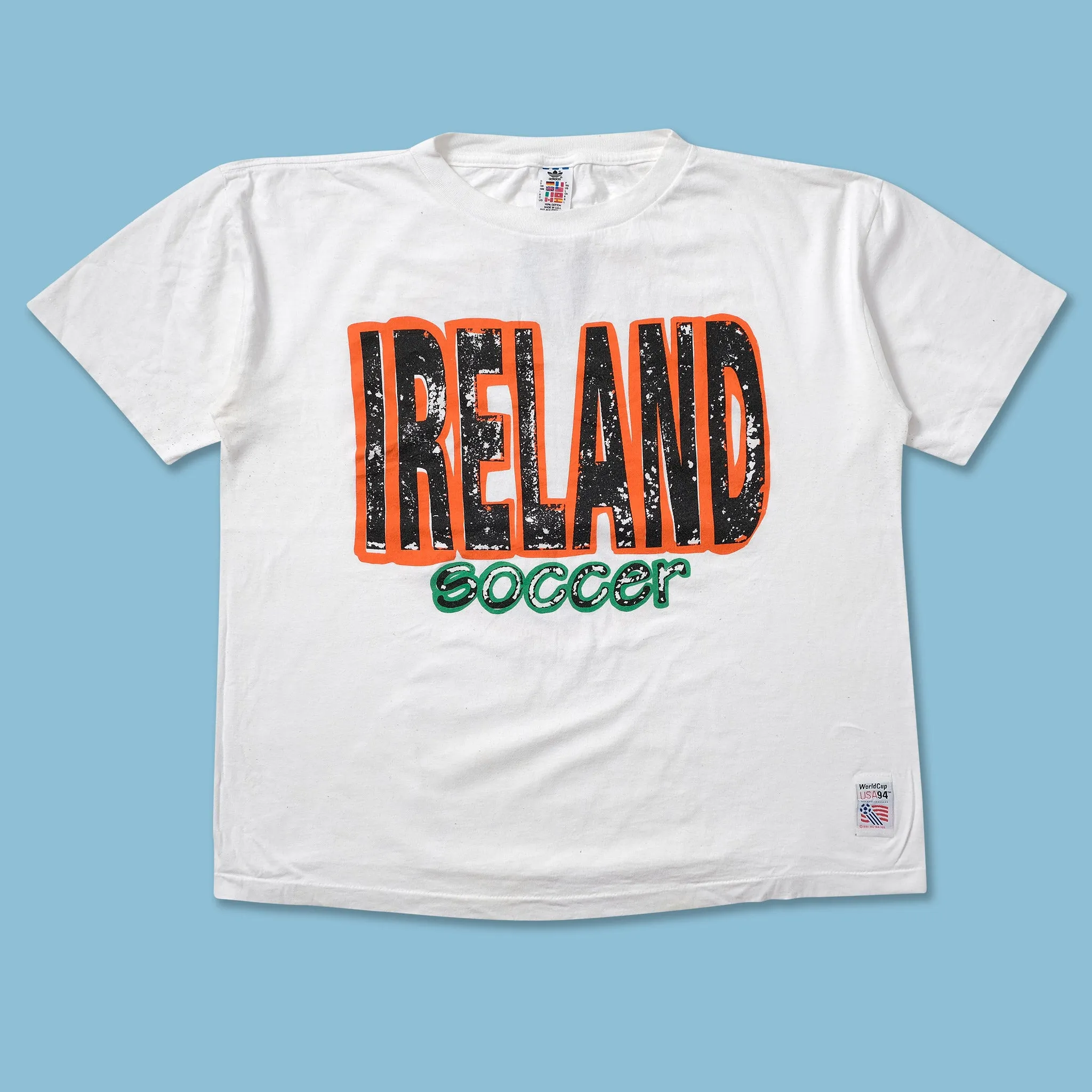 Vintage adidas Ireland Soccer T-Shirt XLarge