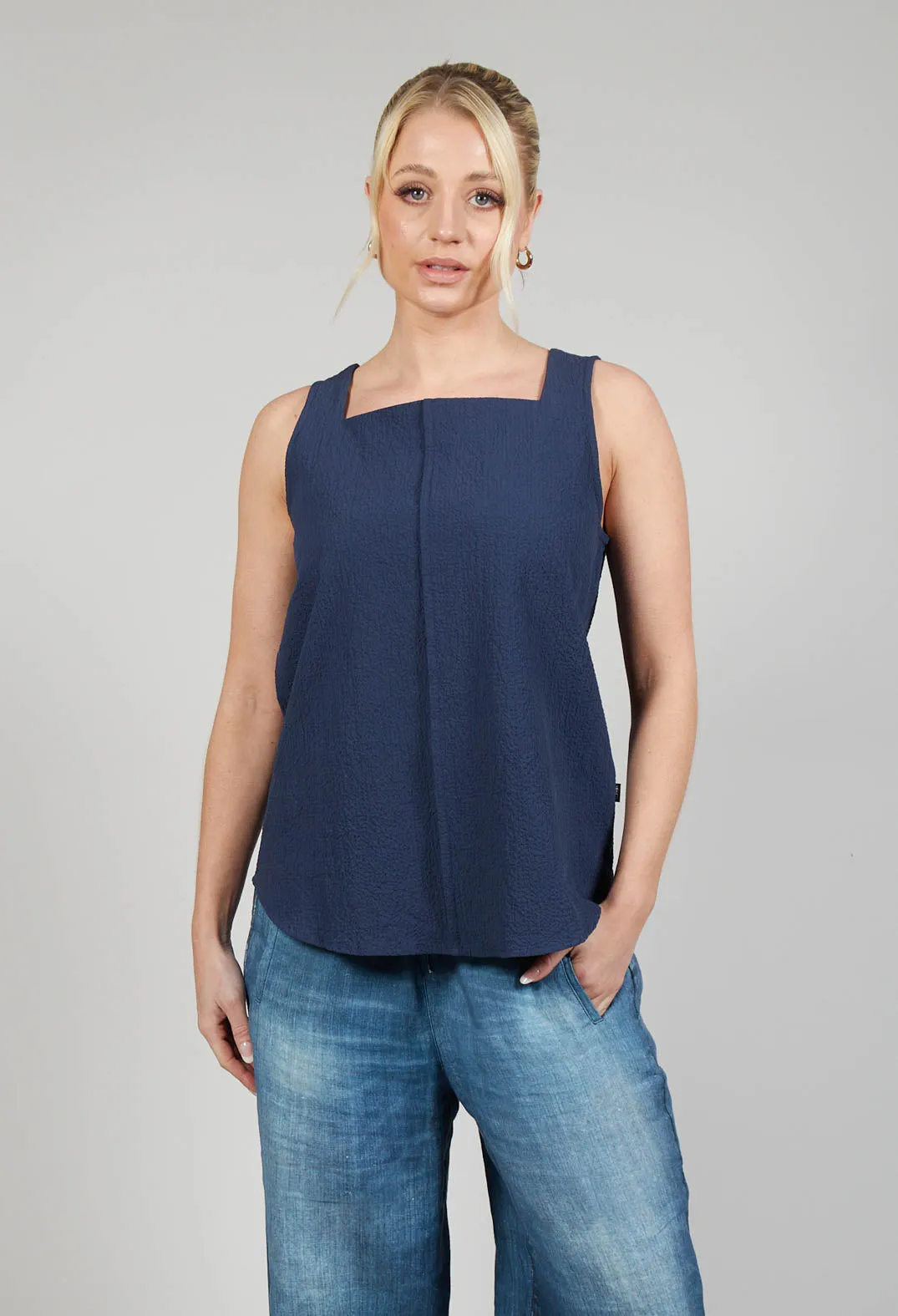 Wadi Top in Dark Blue