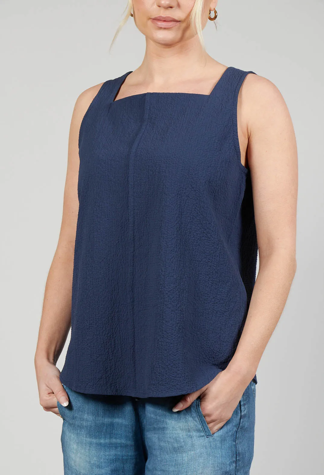 Wadi Top in Dark Blue