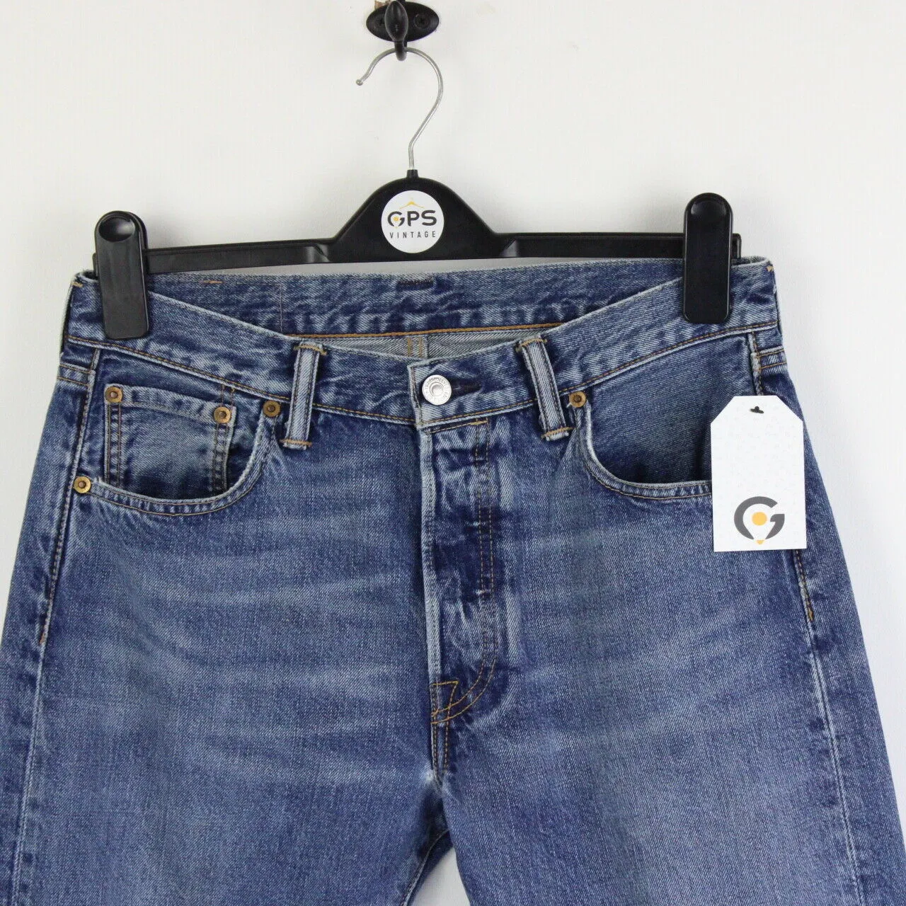 Womens LEVIS 501 Jeans Mid Blue | W30 L32