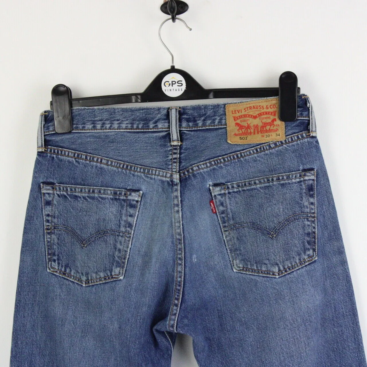 Womens LEVIS 501 Jeans Mid Blue | W30 L32