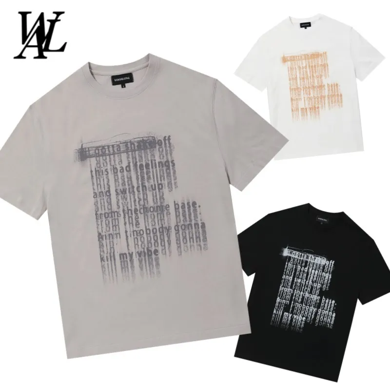 WOOALONG  |Heart Unisex Short Sleeves Street Style T-Shirts