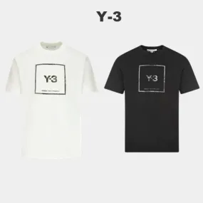 Y-3  |Street Style Plain Logo Designers T-Shirts