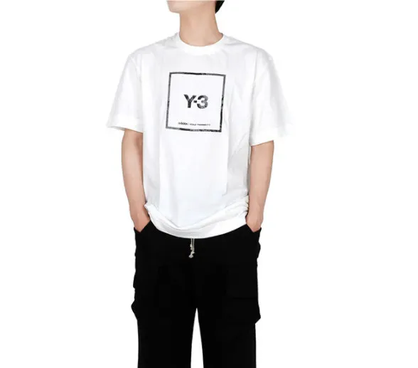 Y-3  |Street Style Plain Logo Designers T-Shirts